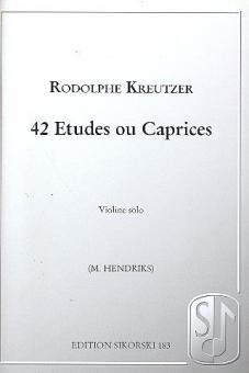 42 Études ou caprices 