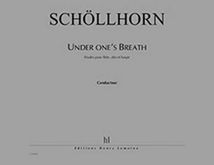 Under one's breath 