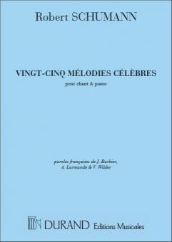25 Mélodies Célèbres 