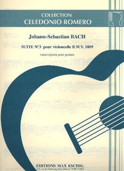 Suite No.3 pour violoncelle BWV 1009 
