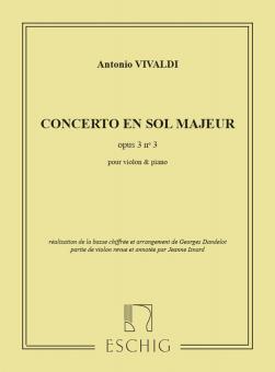 Concerto G major op. 3/3 