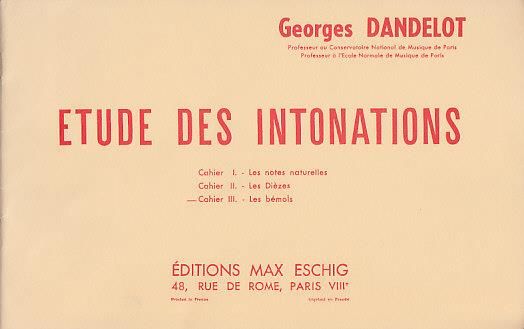 Etude Intonations C.3 