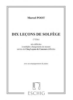Dix Leçons de Solfege 