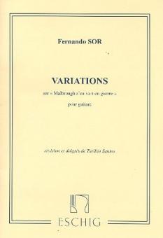 Variations sur Malbrough s'en va-t-en Guerre 