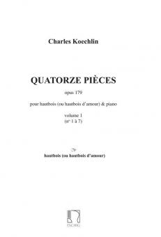 14 Pieces op. 179 Vol. 1 