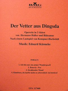 Der Vetter aus Dingsda 