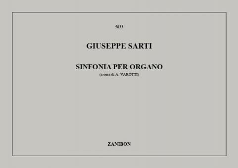 Sinfonia Per Organo (Varotti) 