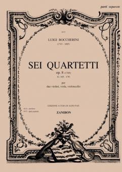 Sei Quartetti Op. 8 (G 165/170) 