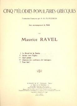 5 Melodies Grecques No 5 