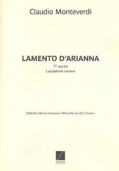 Lasciatemi Morire (Lamento D'arianna) Choeur (5 Voix) 