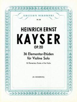 36 Elementary Etudes 