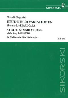 Etude in 60 Variations on the Song 'Barucabà' 