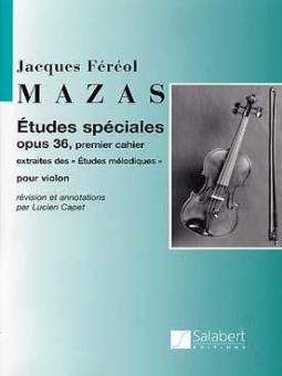 Etudes Speciales Op. 36 Violon Enseignement 