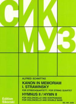 Hymn II / Canon in Memoriam Igor Stravinsky 