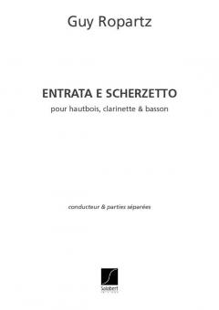 Entrada A Scherzetto Hautbois Clarinette et Basson Parti 