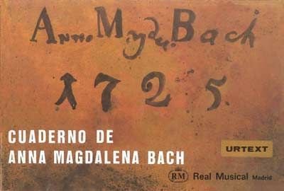 Notebook for Anna Magdalena Bach (1725) 
