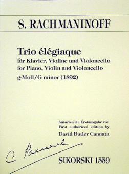 Trio élégiaque 