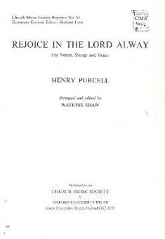 Rejoice In The Lord Alway 