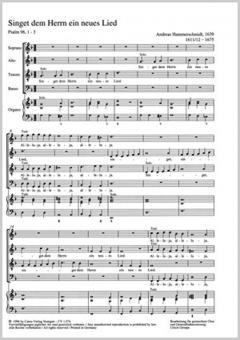 Singet dem Herrn ein neues Lied 