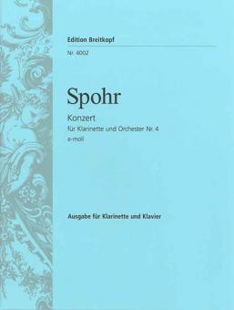 Concerto pour clarinette no 4 en mi mineur 