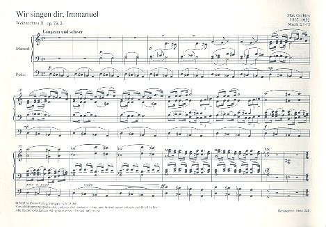 Wir singen dir, Immanuel 