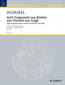 Huit fragments de lettres de Vincent van Gogh Standard