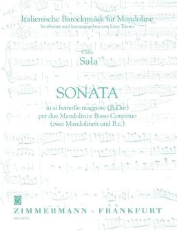 Sonata in si bemolle (en si bémol majeur) 