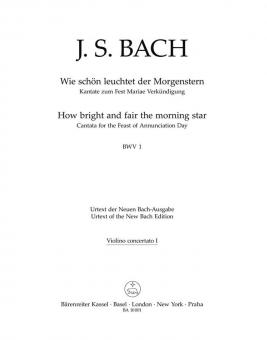Comme elle resplendit, l'étoile du matin! BWV 1 