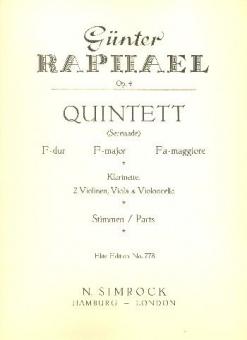 Quintet Fa maggiore op. 4 