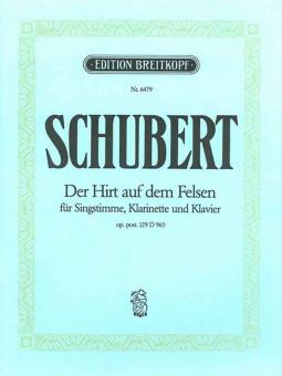 Der Hirt auf dem Felsen op. 129 D 965 