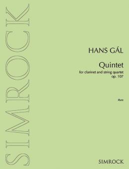Clarinet Quintet In D Op. 107 