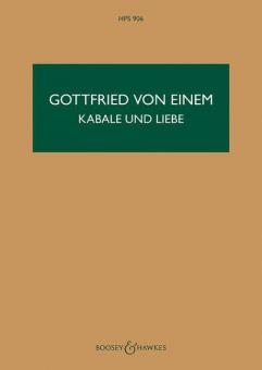 Kabale und Liebe op. 44 