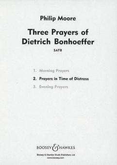 Three Prayers of Dietrich Bonhoeffer 