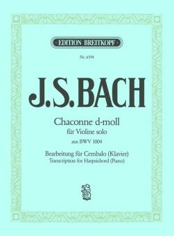 Chaconne aus der Partita in d-Moll BWV 1004 