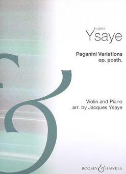 Paganini Variations op. posth. 