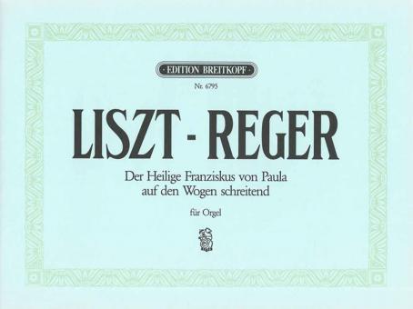 Der heilige Franziskus von Paula auf den Wogen schreitend für Orgel 