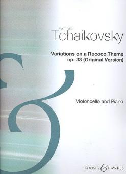 Variations On A Rococo Theme Op. 33 