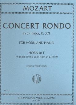 CONCERT RONDO K.371 