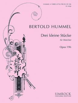 Trois petites pièces op. 19b 