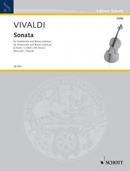 Sonata en mi mineur RV 40 Standard