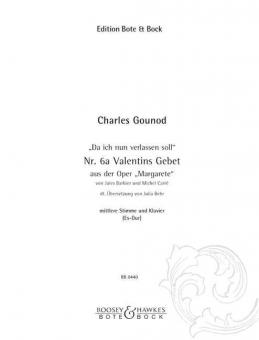 Valentins Gebet Es-Dur Standard