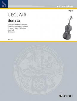 Sonate Ré majeur op. 9/3 Standard
