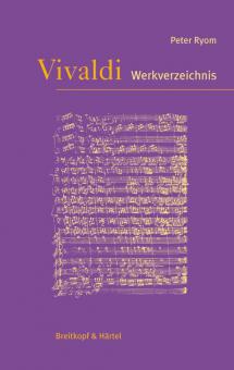 Antonio Vivaldi: Thematisch-systematisches Verzeichnis seiner Werke 