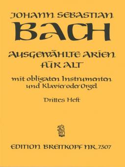 Ausgewählte Arien für Alt Heft 3 