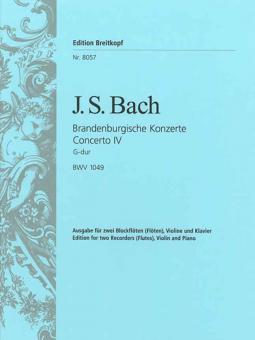 Brandenburgisches Konzert Nr. 4 in G-Dur BWV 1049 