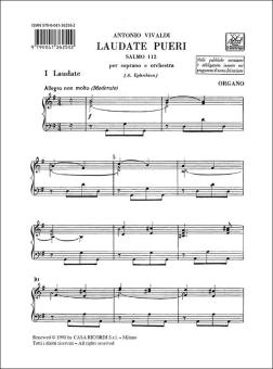Laudate Pueri Dominum RV601 (Psalm 112) 