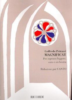 Magnificat per S. Leggero, Coro e Orchestra Riduzione 