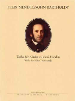 Piano Works for Two Hands Vol. I 