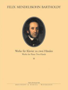 Complete Piano Works for Two Hands Vol. 3 
