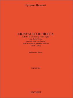 Cristallo Di Rocca. Balletto In Un Prologo e Una V 